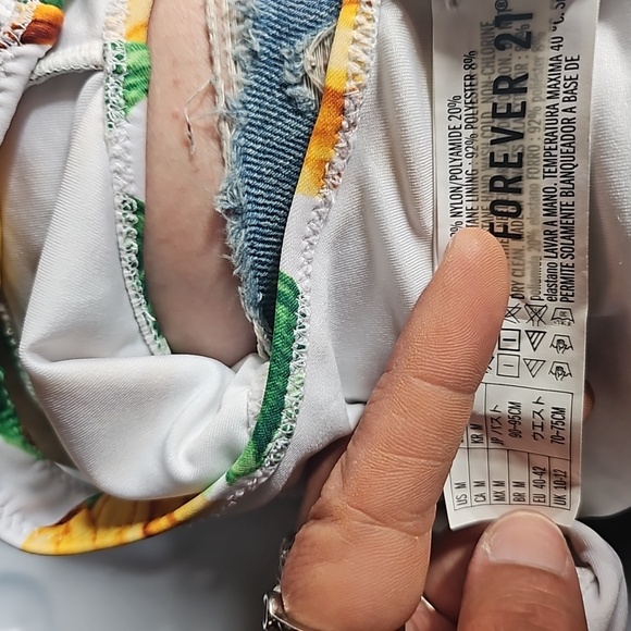 Forever 21 Bikini Bottom (S) Top (M) - Picture 7 of 8